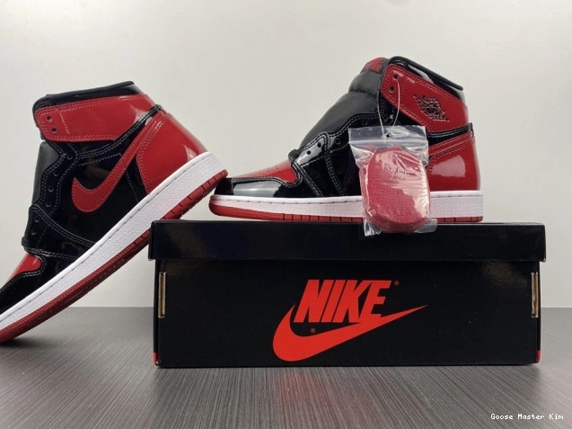 High Jordan 1 Patent Air Bred 555088-063 OG 0714